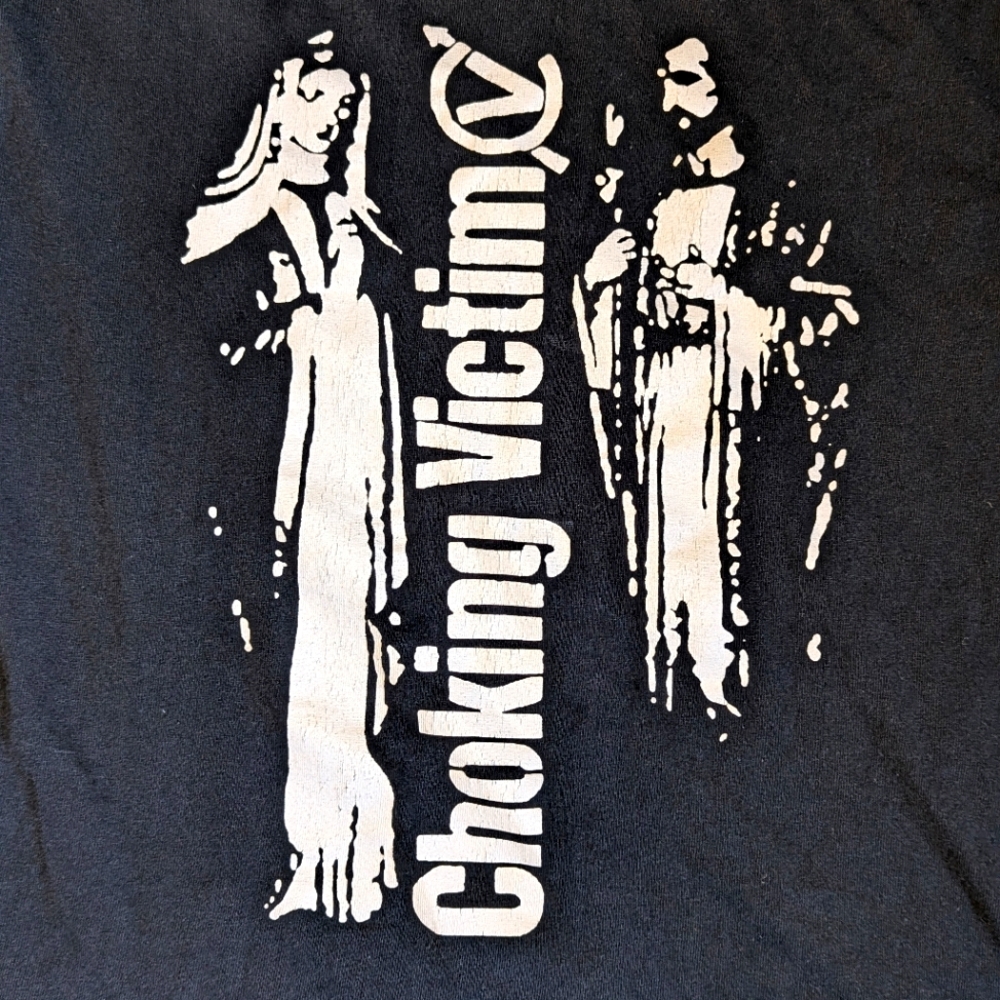 Punk rock band T-Shirt, small, black and white